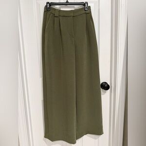 Express Luxe Comfort Olive Green Skirt